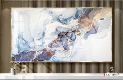 TRANH PVC ỐP TƯỜNG - TRANG TRÍ PHÒNG KHÁCH, VÁCH TIVI - TRANH VÂN MÂY, THẠCH ANH - KHỔ LỚN | MÃ T3D-4495