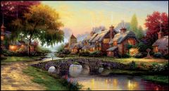 TRANH TREO TƯỜNG PHÒNG KHÁCH - TRANH PHONG CẢNH CHÂU ÂU CỔ ĐIỂN - KHỔ LỚN | MÃ T3D-4578