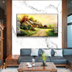 BST56 - TRANH TREO TƯỜNG - PHÒNG KHÁCH, SAU SOFA - TRANH PHONG CẢNH THIÊN NHIÊN - KHỔ LỚN