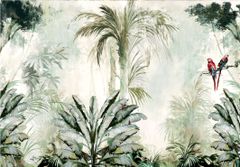 TRANH VẢI DÁN TƯỜNG 3D NHÀ HÀNG, CAFE - TRANH DÁN TƯỜNG TROPICAL NHIỆT ĐỚI | MÃ T3D-4671