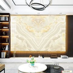 BST140 - TRANH PVC ỐP TƯỜNG - TRANG TRÍ PHÒNG KHÁCH, SAU SOFA, LỄ TÂN - TRANH VÂN ĐÁ ĐỐI XỨNG - KHỔ LỚN