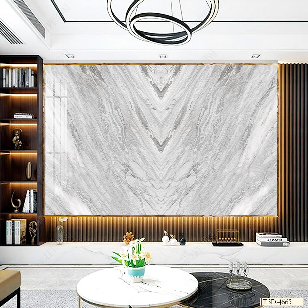 BST140 - TRANH PVC ỐP TƯỜNG - TRANG TRÍ PHÒNG KHÁCH, SAU SOFA, LỄ TÂN - TRANH VÂN ĐÁ ĐỐI XỨNG - KHỔ LỚN