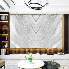 BST140 - TRANH PVC ỐP TƯỜNG - TRANG TRÍ PHÒNG KHÁCH, SAU SOFA, LỄ TÂN - TRANH VÂN ĐÁ ĐỐI XỨNG - KHỔ LỚN