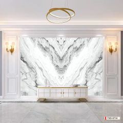 BST161 - TẤM ỐP VÂN ĐÁ ĐỐI XỨNG VÁCH TIVI - PHÒNG KHÁCH -TẤM ỐP PVC