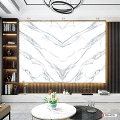 TRANH PVC ỐP TƯỜNG - TRANG TRÍ PHÒNG KHÁCH, SAU SOFA, LỄ TÂN - TRANH VÂN ĐÁ ĐỐI XỨNG - KHỔ LỚN - MÃ:T3D-4770