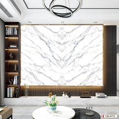 TRANH PVC ỐP TƯỜNG - VÁCH TRANG TRÍ SẢNH TIẾP KHÁCH - TRANH VÂN ĐÁ ĐỐI XỨNG | T3D-4773