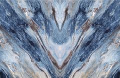 TRANH PVC ỐP TƯỜNG - VÁCH TRANG TRÍ TIVI PHÒNG KHÁCH - TRANH VÂN ĐÁ ĐỐI XỨNG | T3D-4776