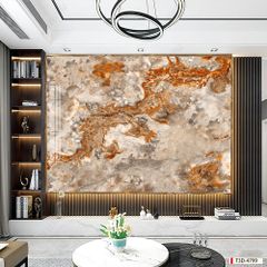 TRANH PVC ỐP TƯỜNG - VÁCH TRANG TRÍ PHÒNG KHÁCH - TRANH VÂN ĐÁ MÃ NÃO | MÃ T3D-4799