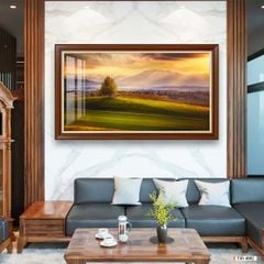 TRANH TREO PHÒNG KHÁCH - TRANH PHONG CẢNH THIÊN NHIÊN RỪNG NÚI - KHỔ LỚN | MÃ T3D-4882