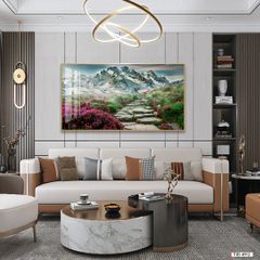 TRANH TREO PHÒNG KHÁCH - TRANH PHONG CẢNH THIÊN NHIÊN RỪNG NÚI - KHỔ LỚN | MÃ T3D-4912
