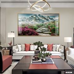 TRANH TREO PHÒNG KHÁCH - TRANH PHONG CẢNH THIÊN NHIÊN RỪNG NÚI - KHỔ LỚN | MÃ T3D-4912