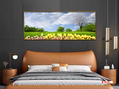 TRANH TREO TƯỜNG PHÒNG NGỦ - TRANH HOA TULIP - KHỔ LỚN | MÃ T3D-4915