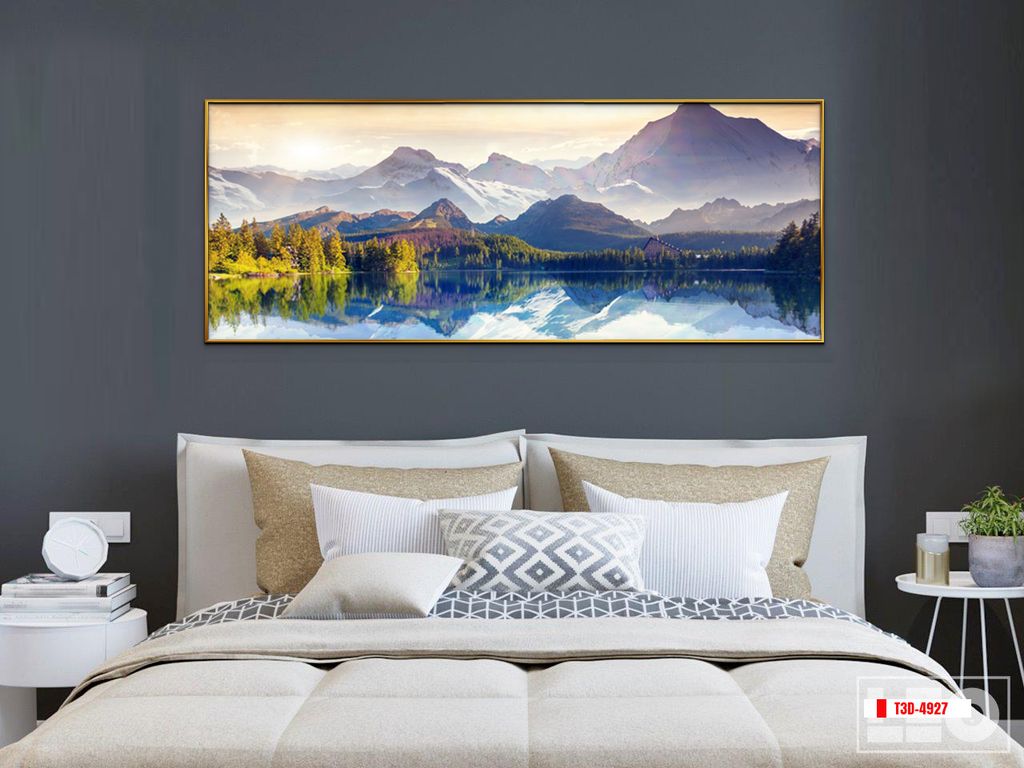 TRANH TREO PHÒNG NGỦ - TRANH PHONG CẢNH THIÊN NHIÊN - KHỔ LỚN | MÃ T3D-4927