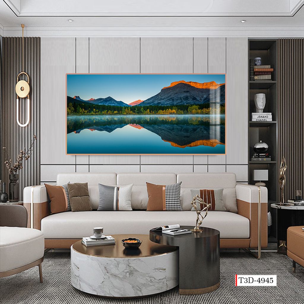 TRANH PHONG CẢNH THIÊN NHIÊN - TRANH PHÒNG KHÁCH - SAU SOFA - PHÒNG ĂN - PHÒNG NGỦ | MÃ T3D-4945