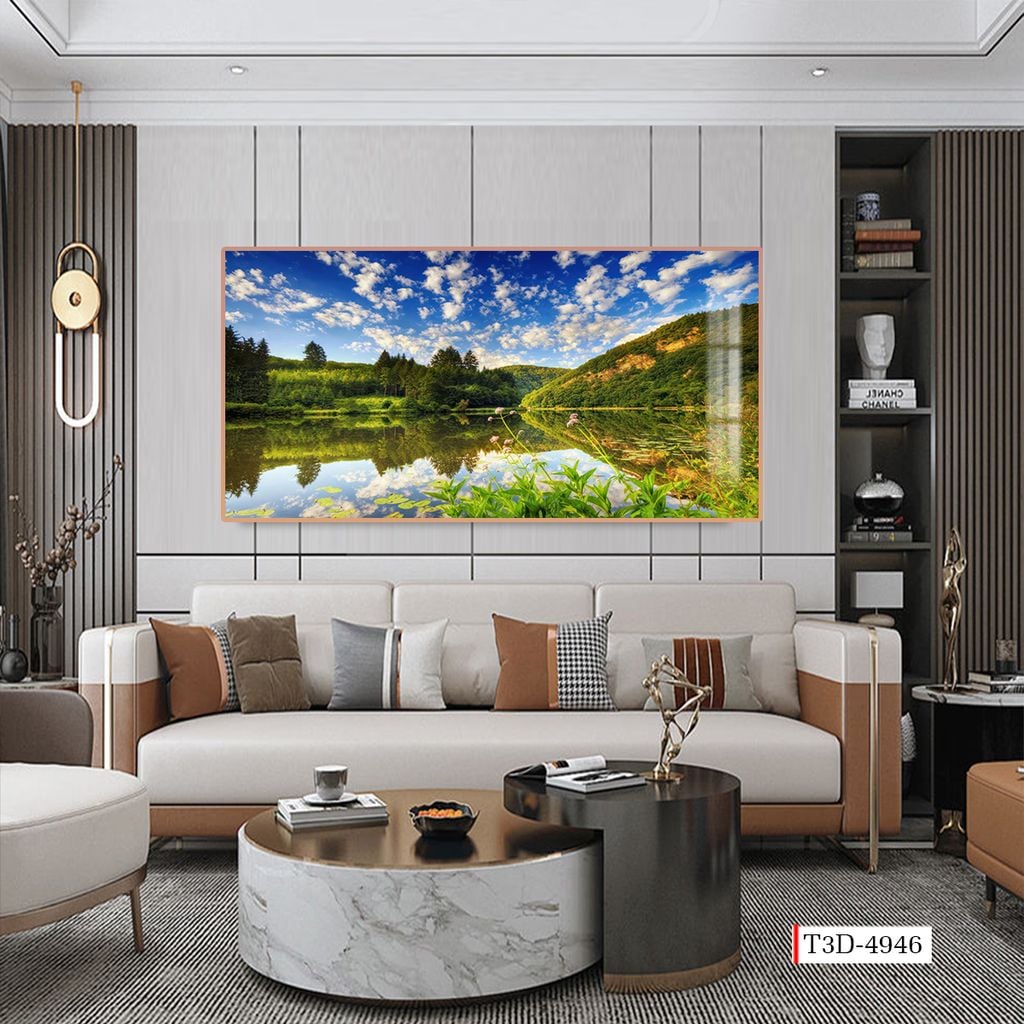 TRANH PHONG CẢNH THIÊN NHIÊN - TRANH PHÒNG KHÁCH - SAU SOFA - PHÒNG ĂN - PHÒNG NGỦ | MÃ T3D-4946