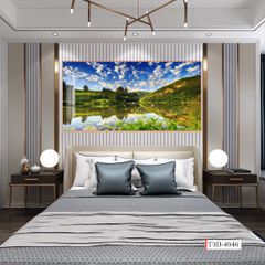 TRANH PHONG CẢNH THIÊN NHIÊN - TRANH PHÒNG KHÁCH - SAU SOFA - PHÒNG ĂN - PHÒNG NGỦ | MÃ T3D-4946
