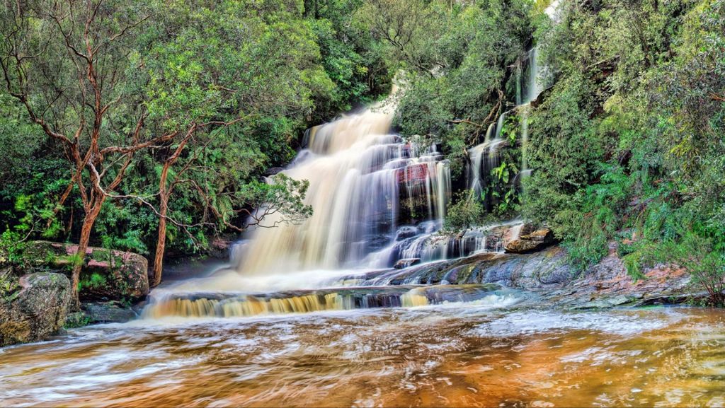 TRANH TREO PHÒNG KHÁCH - TRANH PHONG CẢNH THIÊN NHIÊN SÔNG SUỐI - KHỔ LỚN | MÃ T3D-4957
