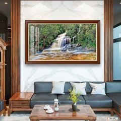 TRANH TREO PHÒNG KHÁCH - TRANH PHONG CẢNH THIÊN NHIÊN SÔNG SUỐI - KHỔ LỚN | MÃ T3D-4957