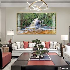 TRANH TREO PHÒNG KHÁCH - TRANH PHONG CẢNH THIÊN NHIÊN SÔNG SUỐI - KHỔ LỚN | MÃ T3D-4957