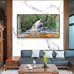 TRANH TREO PHÒNG KHÁCH - TRANH PHONG CẢNH THIÊN NHIÊN SÔNG SUỐI - KHỔ LỚN | MÃ T3D-4957