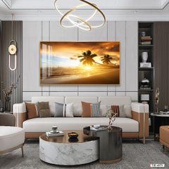 TRANH TREO TƯỜNG PHÒNG KHÁCH - TRANH PHONG CẢNH THIÊN NHIÊN CẢNH BIỂN - KHỔ LỚN | MÃ T3D-4979