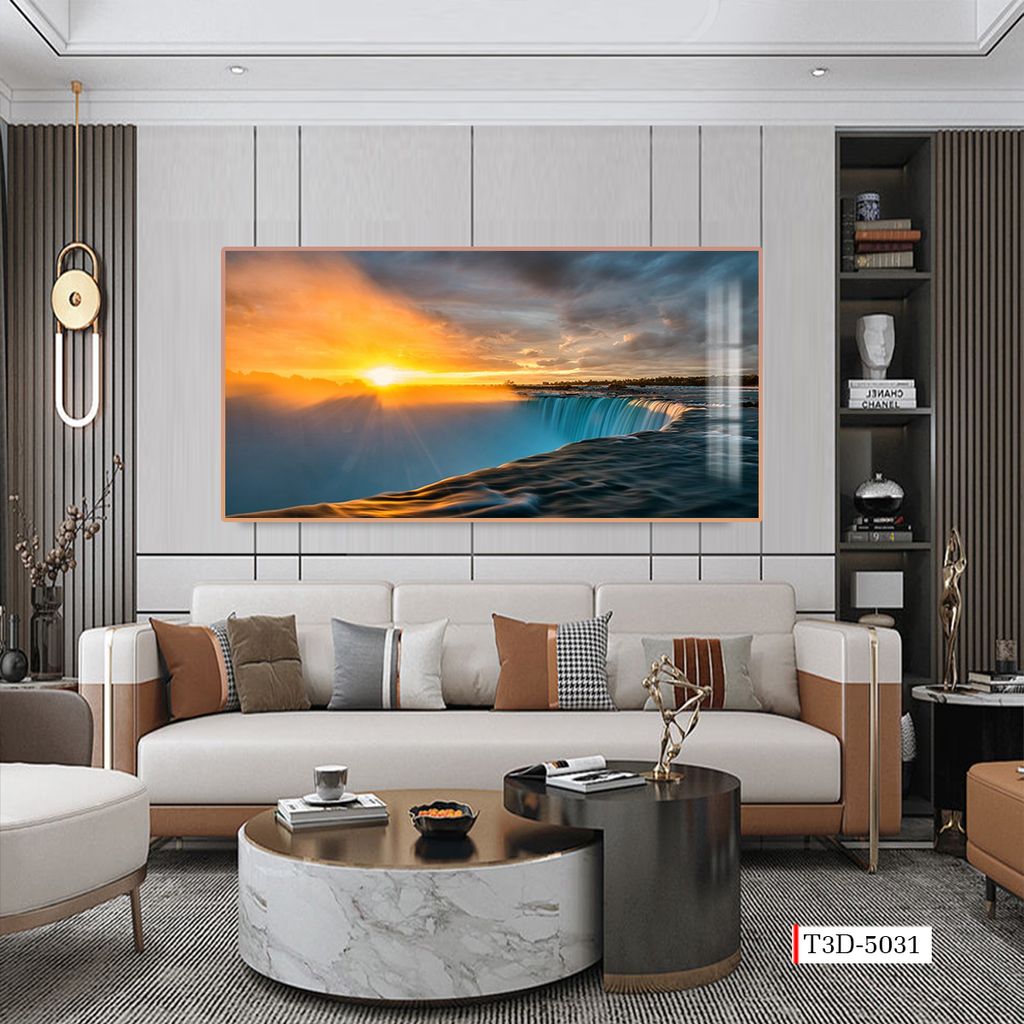 TRANH PHONG CẢNH THIÊN NHIÊN - TRANH PHÒNG KHÁCH - SAU SOFA - PHÒNG ĂN - PHÒNG NGỦ | MÃ T3D-5031