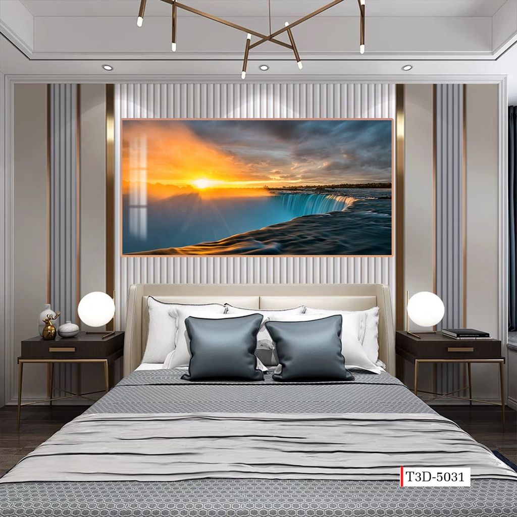 TRANH PHONG CẢNH THIÊN NHIÊN - TRANH PHÒNG KHÁCH - SAU SOFA - PHÒNG ĂN - PHÒNG NGỦ | MÃ T3D-5031