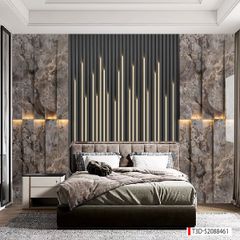 222 TRANH DÁN TƯỜNG 3D -TRANH DÁN PHÒNG NGỦ HIỆN ĐẠI TRỪU TƯỢNG- TRANH DÁN PHÒNG KHÁCH SAU SOFA | MÃ TRANH T3D-52088461