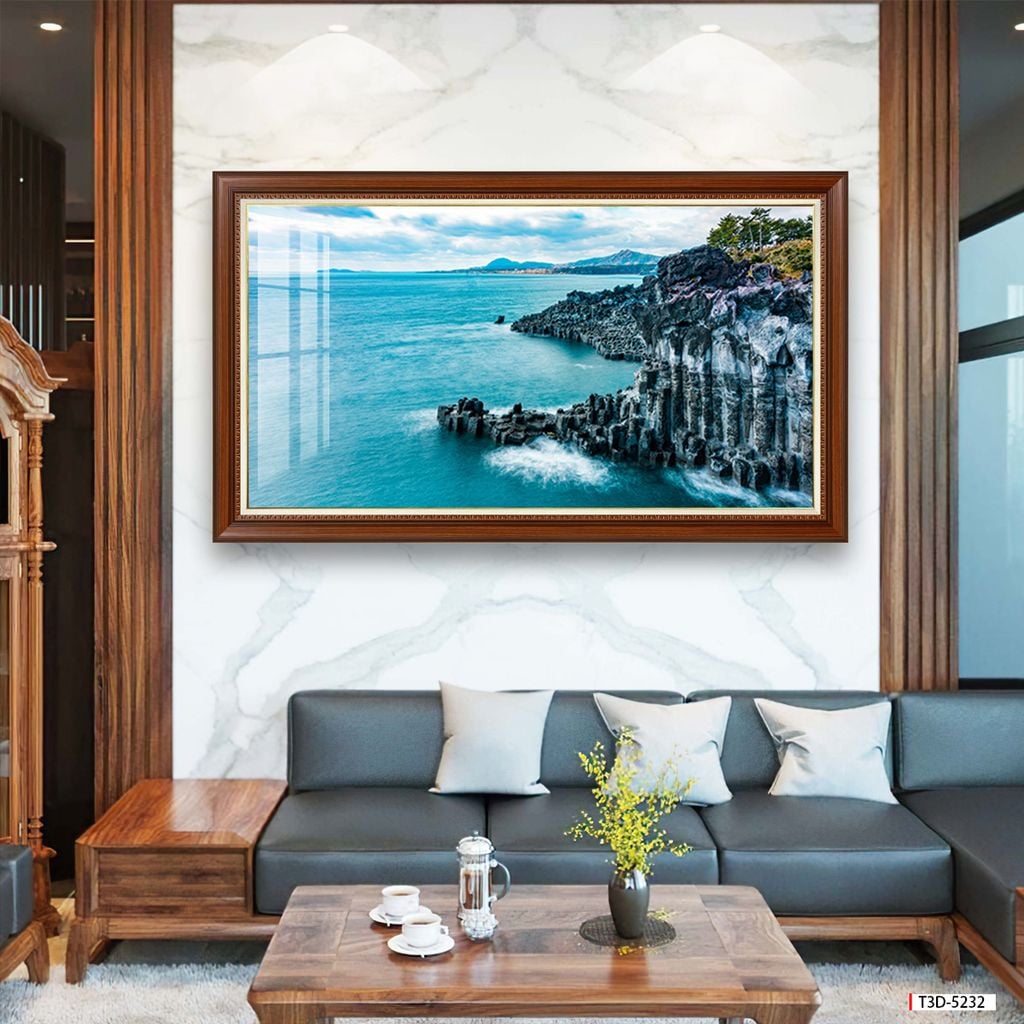 TRANH TREO PHÒNG KHÁCH - TRANH PHONG CẢNH THIÊN NHIÊN - KHỔ LỚN | MÃ T3D-5232