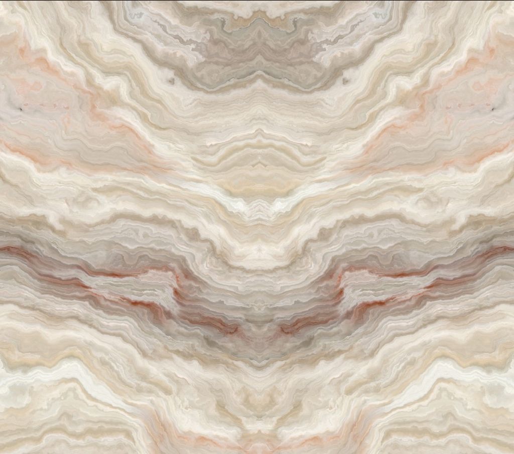 TRANH PVC ỐP TƯỜNG - VÁCH TRANG TRÍ PHÒNG KHÁCH - TRANH VÂN ĐÁ ĐỐI XỨNG | MÃ T3D-5247