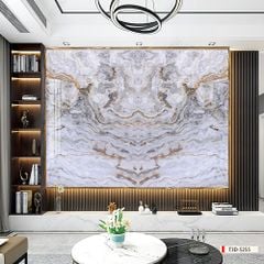 TRANH PVC ỐP TƯỜNG - VÁCH TRANG TRÍ SẢNH TIẾP KHÁCH - TRANH VÂN ĐÁ ĐỐI XỨNG | MÃ T3D-5255