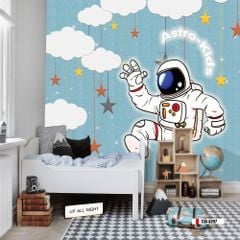 TRANH VẢI DÁN TƯỜNG 3D - TRANH DÁN TƯỜNG PHÒNG NGỦ TRẺ EM | MÃ T3D-5297