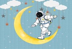 TRANH VẢI DÁN TƯỜNG 3D - TRANH DÁN TƯỜNG PHÒNG NGỦ BÉ TRAI | MÃ T3D-5298