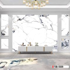 TRANH PVC ỐP TƯỜNG - TRANG TRÍ PHÒNG KHÁCH - TRANH VÂN ĐÁ MÃ NÃO | MÃ T3D-5320