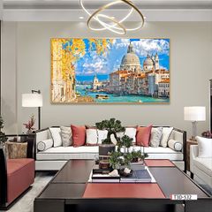 TRANH TREO PHÒNG KHÁCH - TRANH PHONG CẢNH THIÊN NHIÊN - KHỔ LỚN | MÃ T3D-532