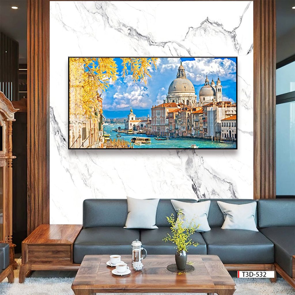 TRANH TREO PHÒNG KHÁCH - TRANH PHONG CẢNH THIÊN NHIÊN - KHỔ LỚN | MÃ T3D-532