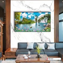 TRANH TREO PHÒNG KHÁCH - TRANH PHONG CẢNH THIÊN NHIÊN - KHỔ LỚN | MÃ T3D-553