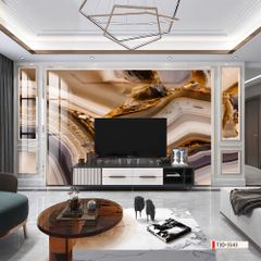 TRANH PVC ỐP TƯỜNG - VÁCH TRANG TRÍ QUẦY LỄ TÂN - TRANH VÂN ĐÁ TRẮNG - VÂN MÂY | MÃ T3D-5543