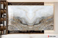 BST10 - TẤM PVC ỐP TƯỜNG - PHÒNG KHÁCH VÁCH TIVI - TRANH VÂN ĐÁ ĐỐI XỨNG - KHỔ LỚN