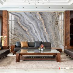 TRANH PVC ỐP TƯỜNG - VÁCH TRANG TRÍ PHÒNG KHÁCH - TRANH VÂN ĐÁ TRẮNG - VÂN MÂY | MÃ T3D-5571