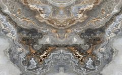 TRANH PVC ỐP TƯỜNG - VÁCH TRANG TRÍ PHÒNG KHÁCH - TRANH VÂN ĐÁ ĐỐI XỨNG | MÃ T3D-5579