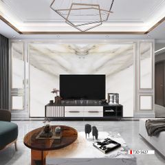 TRANH PVC ỐP TƯỜNG  - TRANH VÂN ĐÁ ĐỐI XỨNG - MÃ T3D-5627