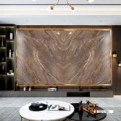 TẤM PVC ỐP TƯỜNG  - TRANH VÂN ĐÁ ĐỐI XỨNG - MÃ T3D-5750