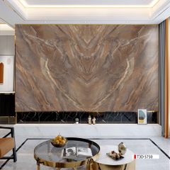 TẤM PVC ỐP TƯỜNG  - TRANH VÂN ĐÁ ĐỐI XỨNG - MÃ T3D-5750