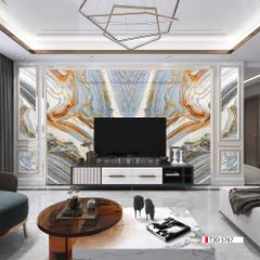 TRANH PVC ỐP TƯỜNG  - TRANH VÂN ĐÁ ĐỐI XỨNG - MÃ T3D-5767