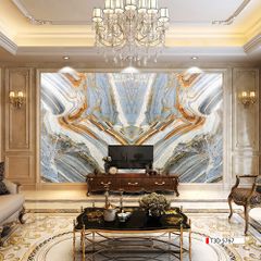 TRANH PVC ỐP TƯỜNG  - TRANH VÂN ĐÁ ĐỐI XỨNG - MÃ T3D-5767