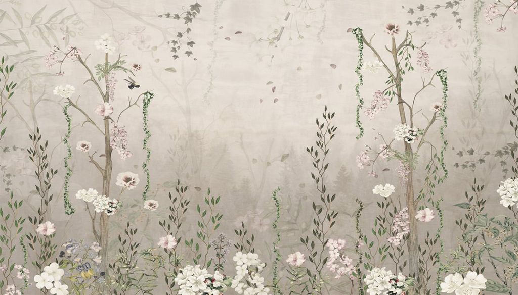 TRANH VẢI DÁN TƯỜNG 3D NHÀ HÀNG, CAFE - TRANH DÁN TƯỜNG TROPICAL NHIỆT ĐỚI | MÃ T3D-5864