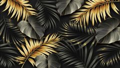 TRANH VẢI DÁN TƯỜNG 3D NHÀ HÀNG, CAFE - TRANH DÁN TƯỜNG TROPICAL NHIỆT ĐỚI | MÃ T3D-5884