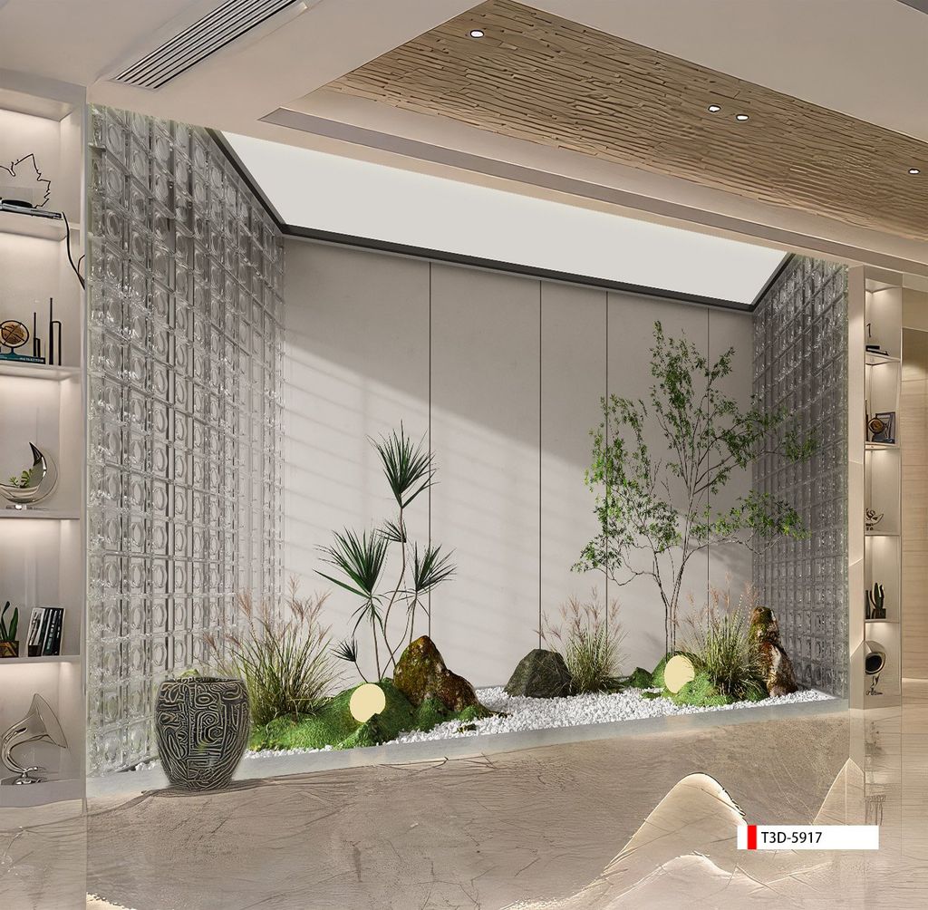 BST22 - TRANH DÁN TƯỜNG 3D - HÀNH LANG, LỐI ĐI, NHÀ HÀNG, CAFE - TRANH TIỂU CẢNH - KHỔ LỚN
