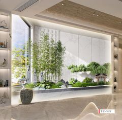 TRANH VẢI DÁN TƯỜNG 3D NHÀ HÀNG, CAFE - TRANH DÁN TƯỜNG TIỂU CẢNH | MÃ T3D-5925